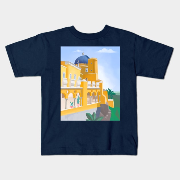 Sintra, Portugal Kids T-Shirt by Petras